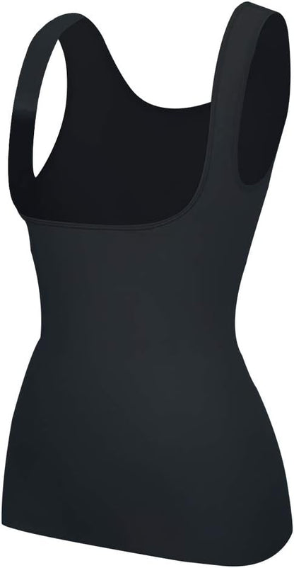 Women's Black Compression Slimming Tank Top