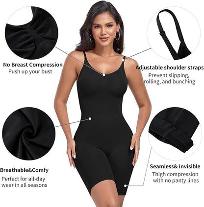 Women's Black Full Body Shapewear